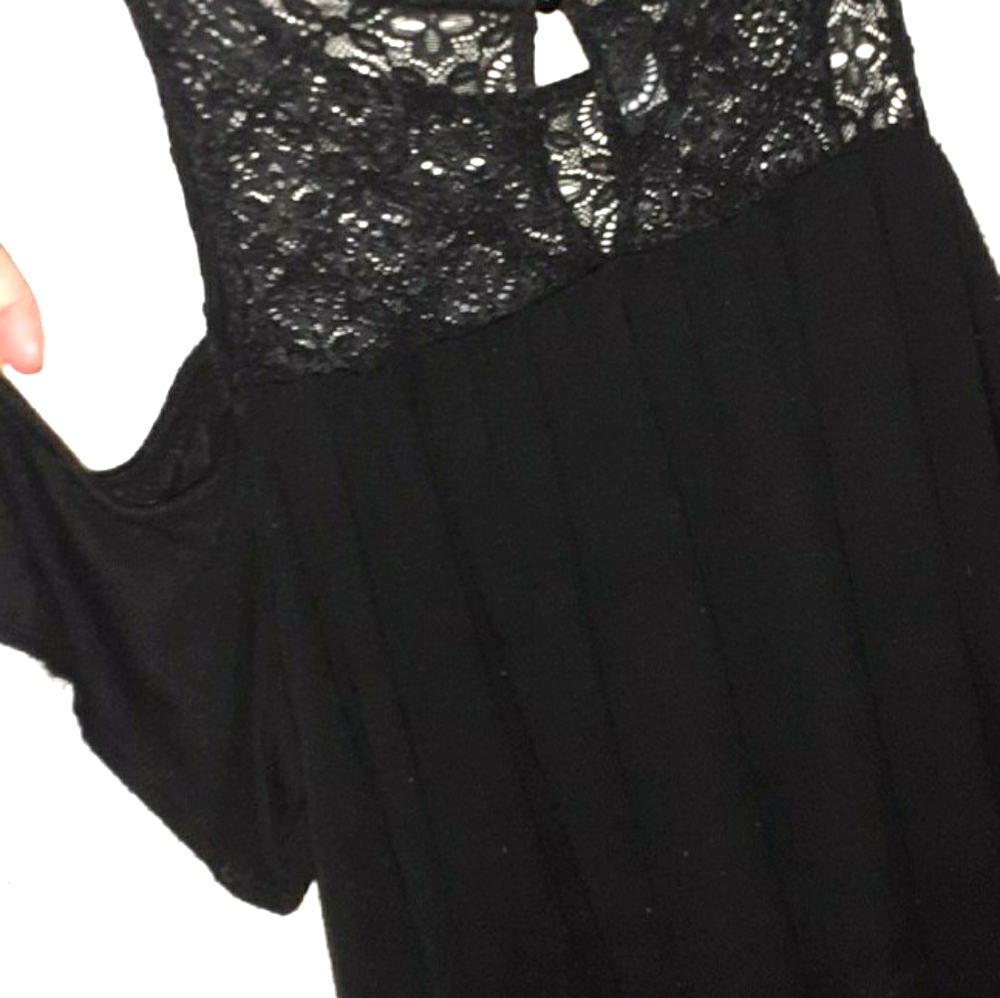 Black lace top